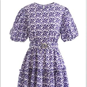 Purple Floral Dress